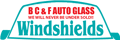 B C & F Auto Glass and Tyre Company logo