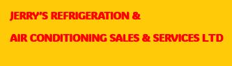 Jerry's Refrigeration & Air Conditioning Sales & Servs Ltd logo