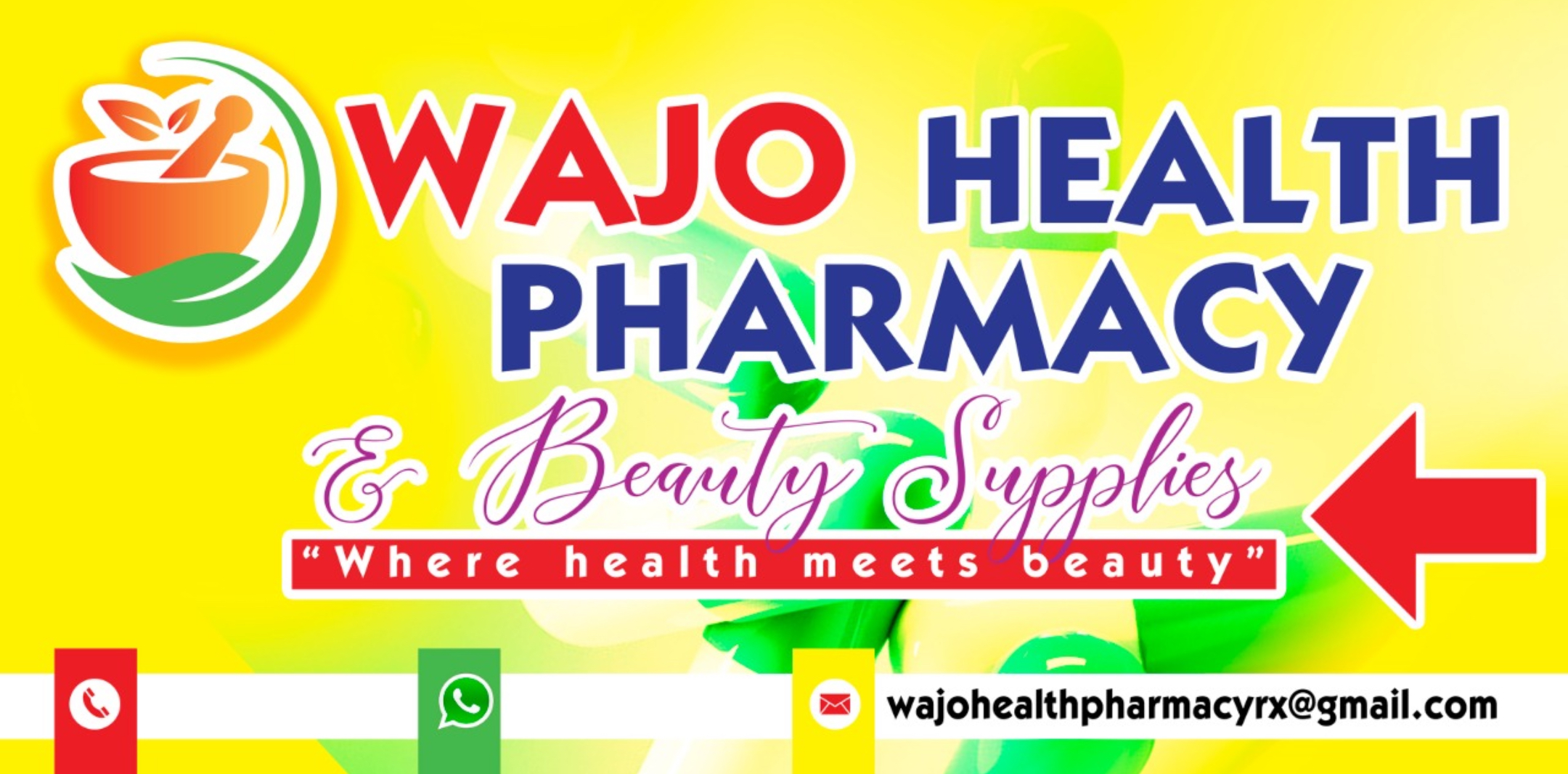 Wajo Health Phamacy & Beauty Supplies logo