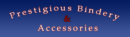 Prestigious Bindery & Accessories logo