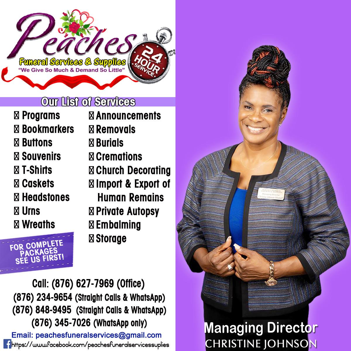Peaches Funeral Services & Supplies logo