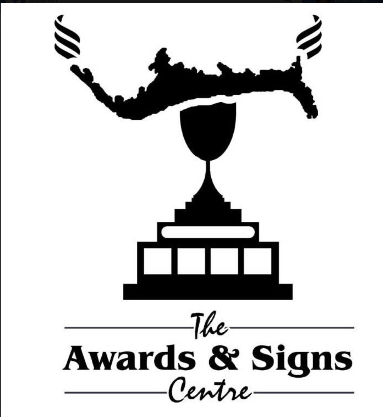 Awards & Signs Centre The logo