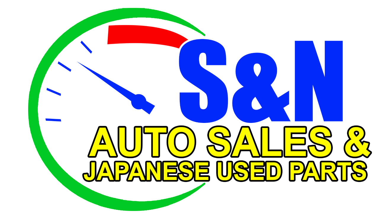 S & N Auto Sales & Japanese Used Parts logo