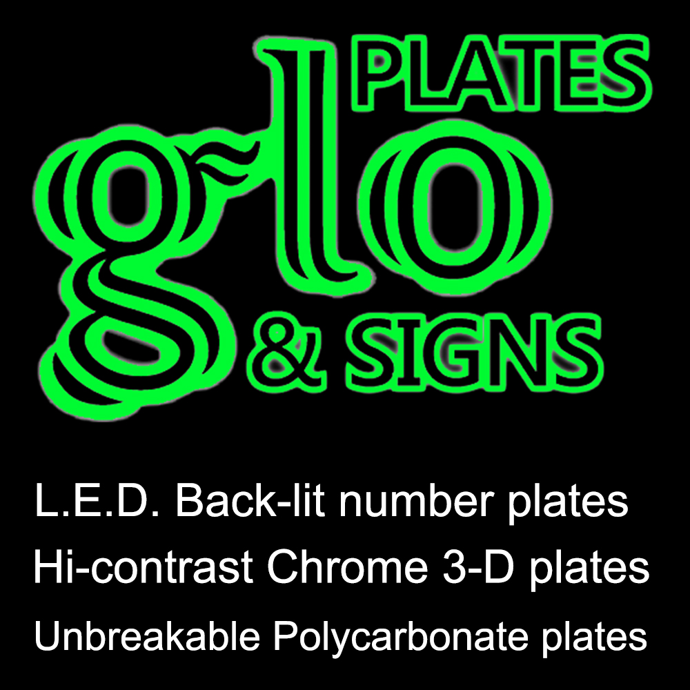Glo Plates & Signs logo